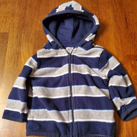 3-6 Month - Garanimals - Hoodied Fleese Jacket - Picture 1 of 4